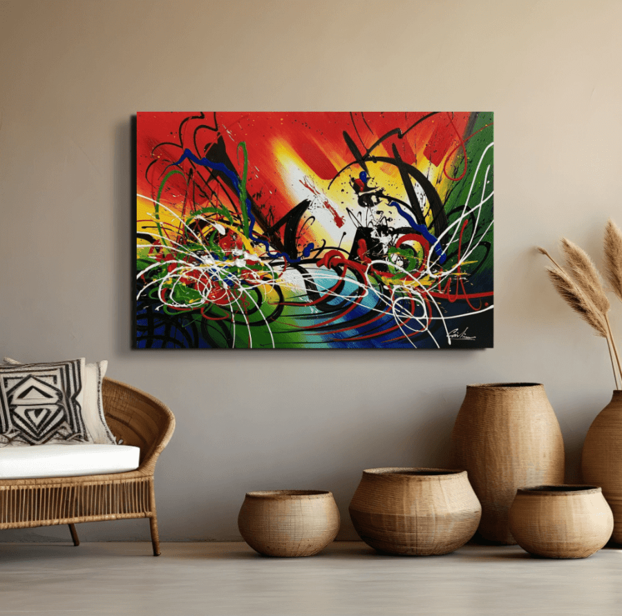 Bilder Gemälde Leinwände Ölgemälde Kunst Abstak
