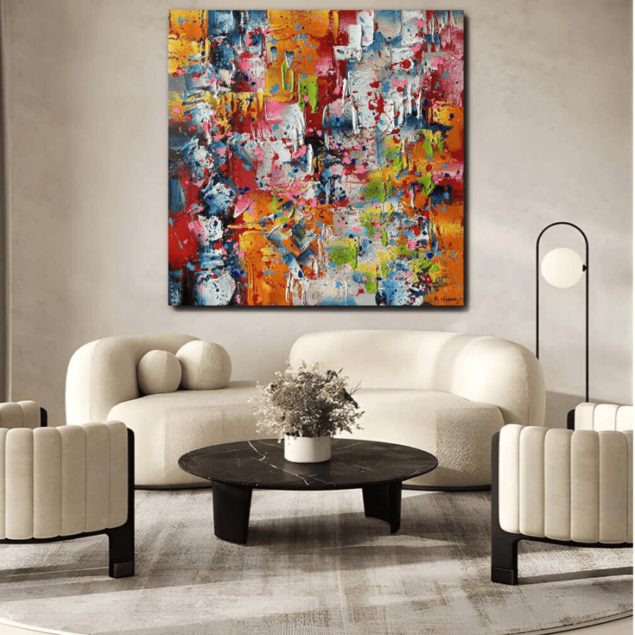 Bilder Gemälde Leinwände Ölgemälde Kunst Abstak (1)